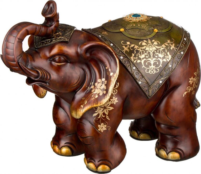 an elephant figurine as a good luck charm